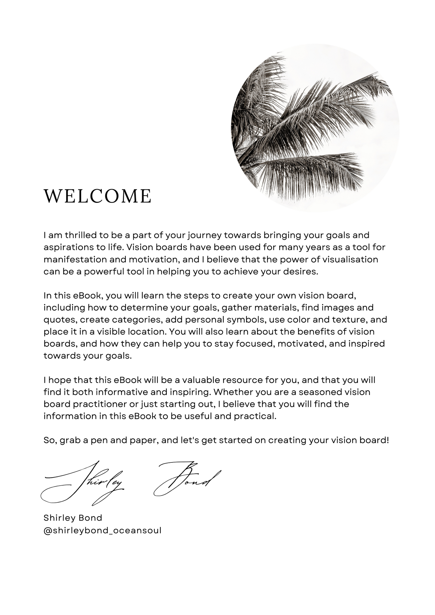 CREATE YOUR VISION BOARD 2024 - eBOOK