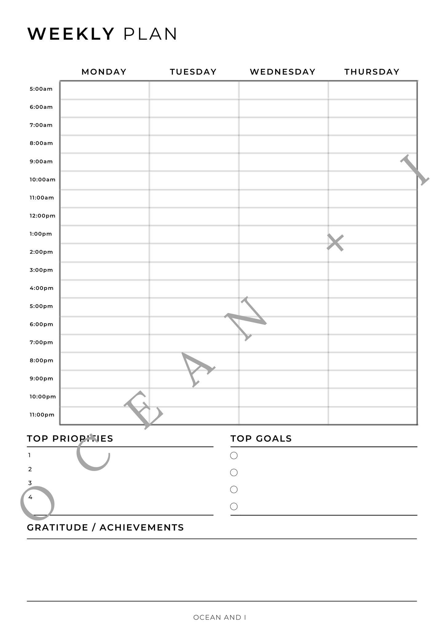 2024 GOAL TEMPLATES - Make It Happen