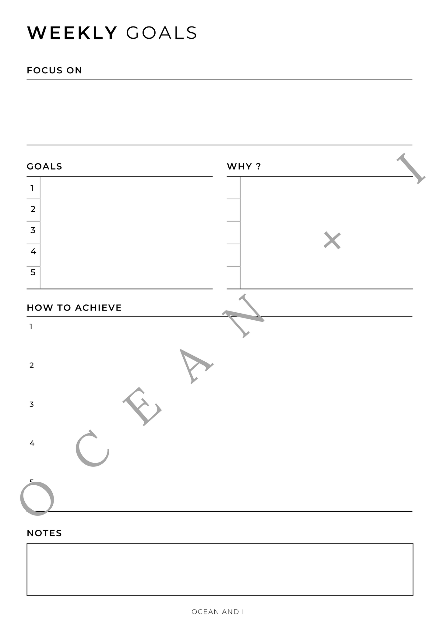 2024 GOAL TEMPLATES - Make It Happen