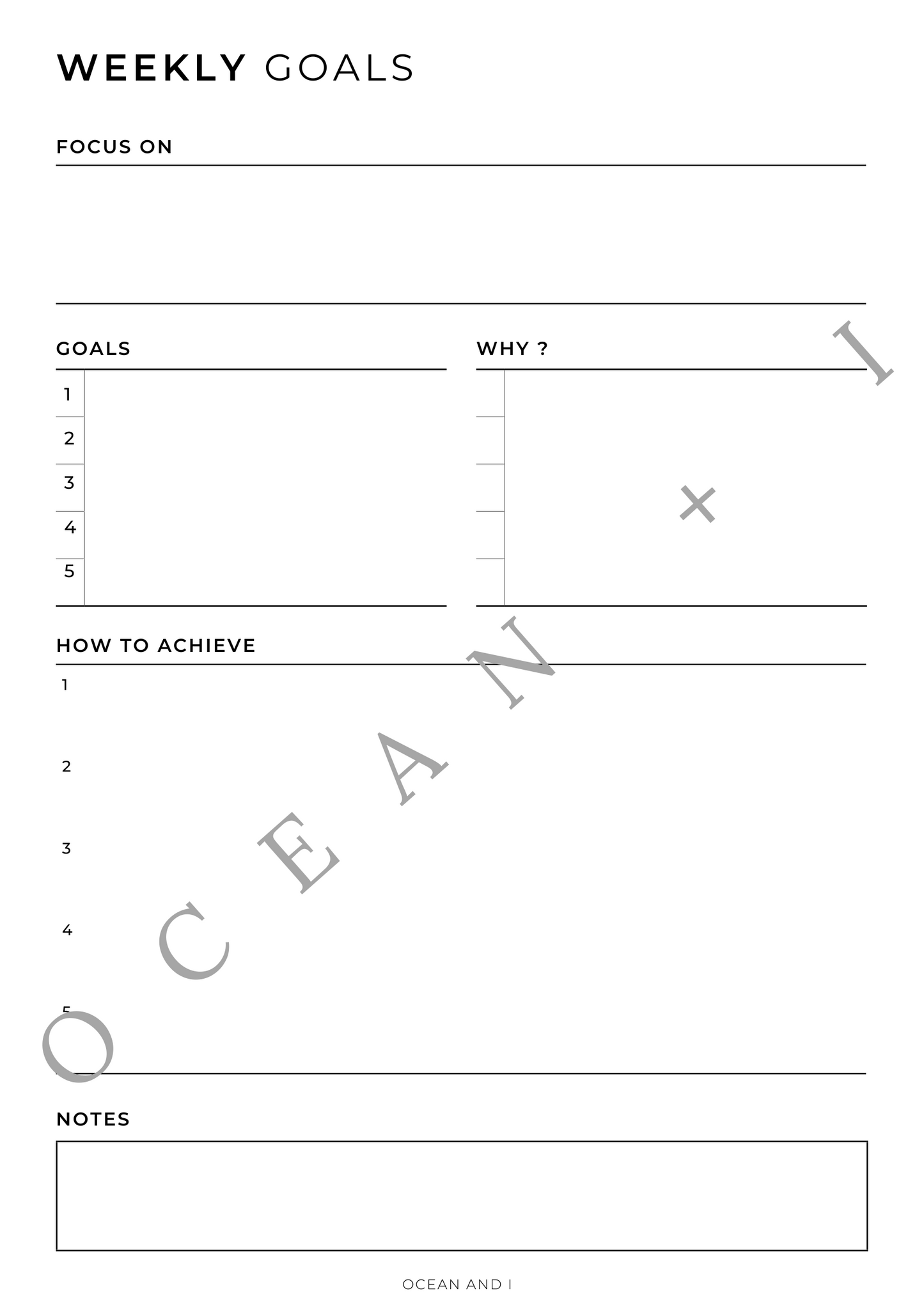 2024 GOAL TEMPLATES - Make It Happen