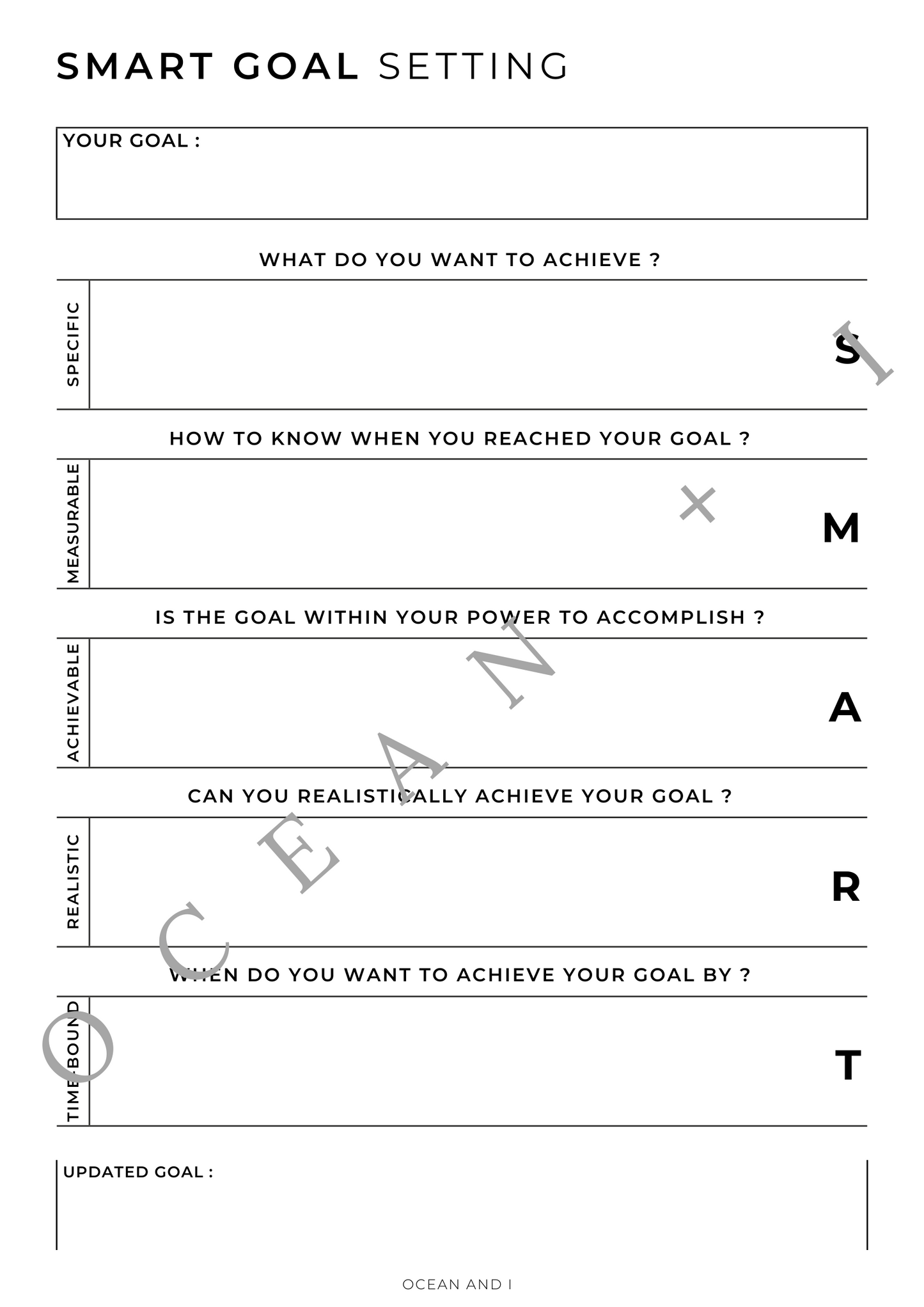 2024 GOAL TEMPLATES - Make It Happen