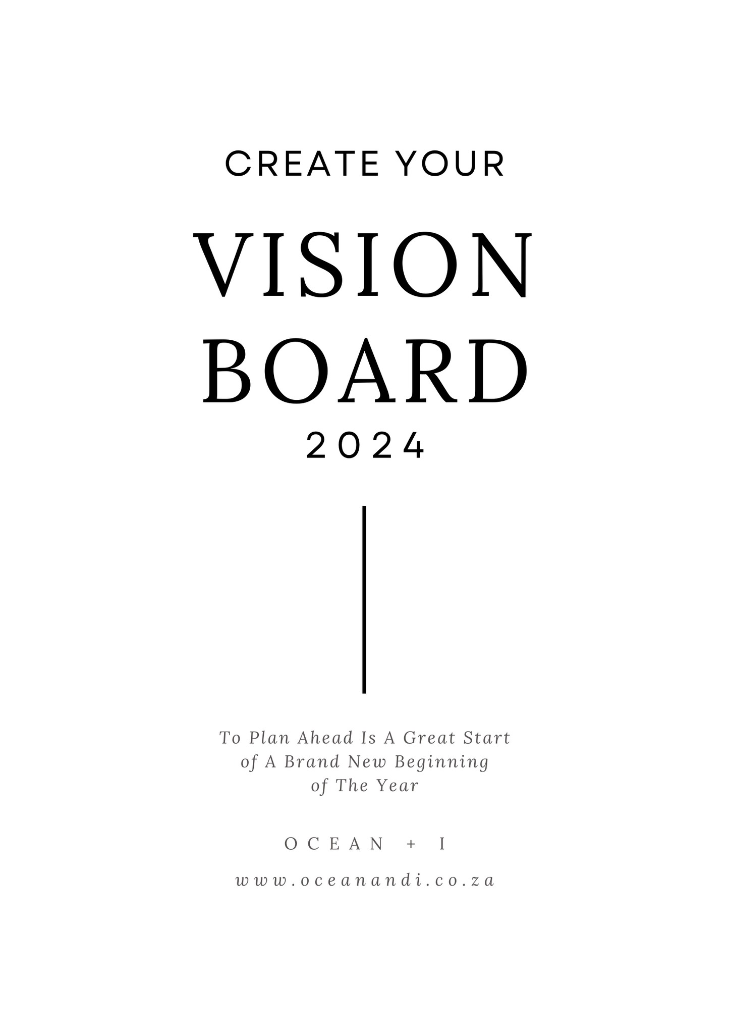 CREATE YOUR VISION BOARD 2024 - eBOOK