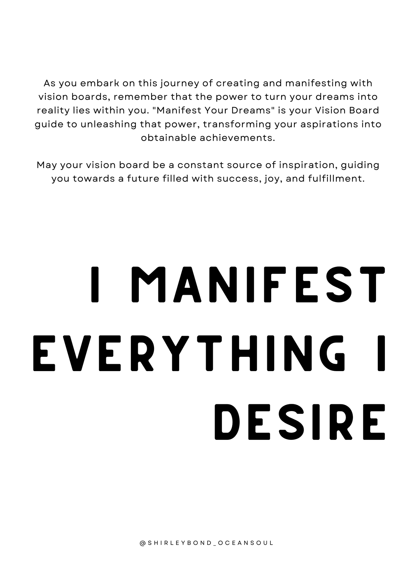 CREATE YOUR VISION BOARD 2024 - eBOOK