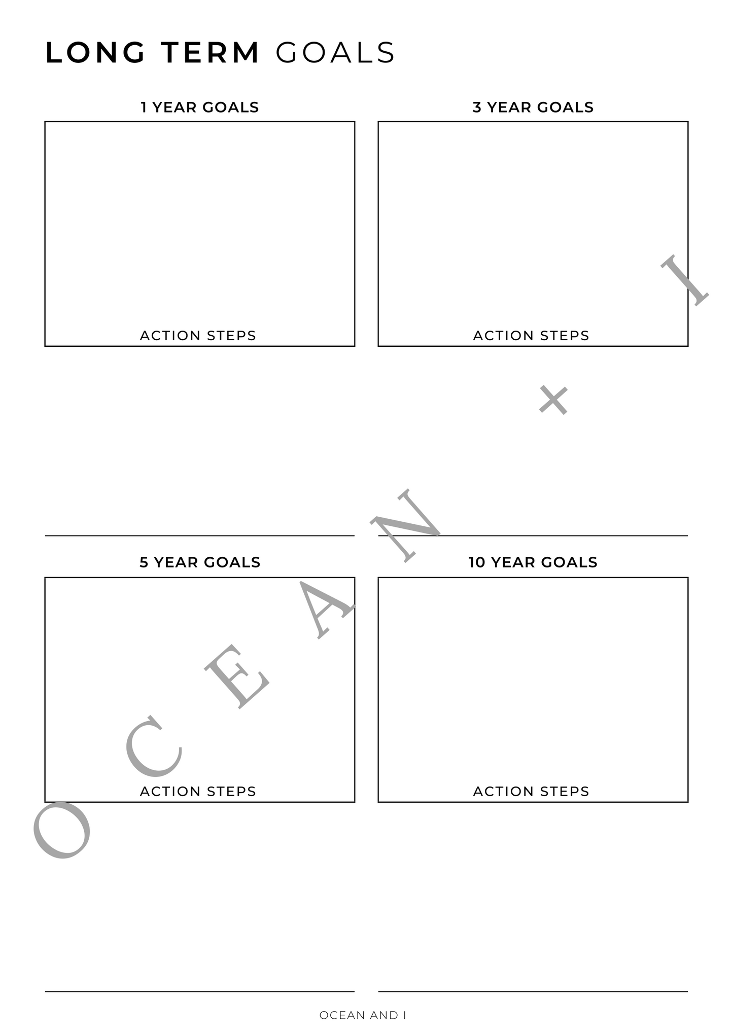 2024 GOAL TEMPLATES - Make It Happen