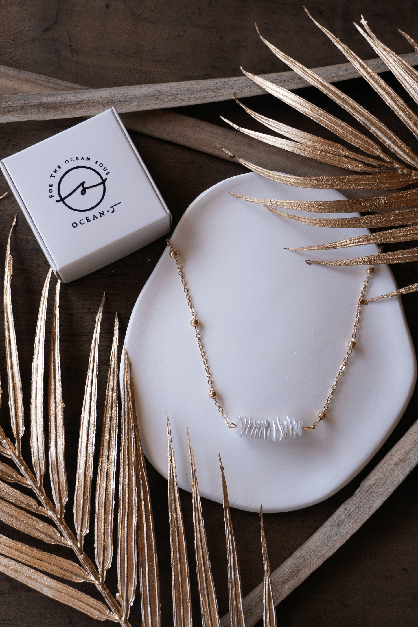 Elegant Flat Pear Necklace