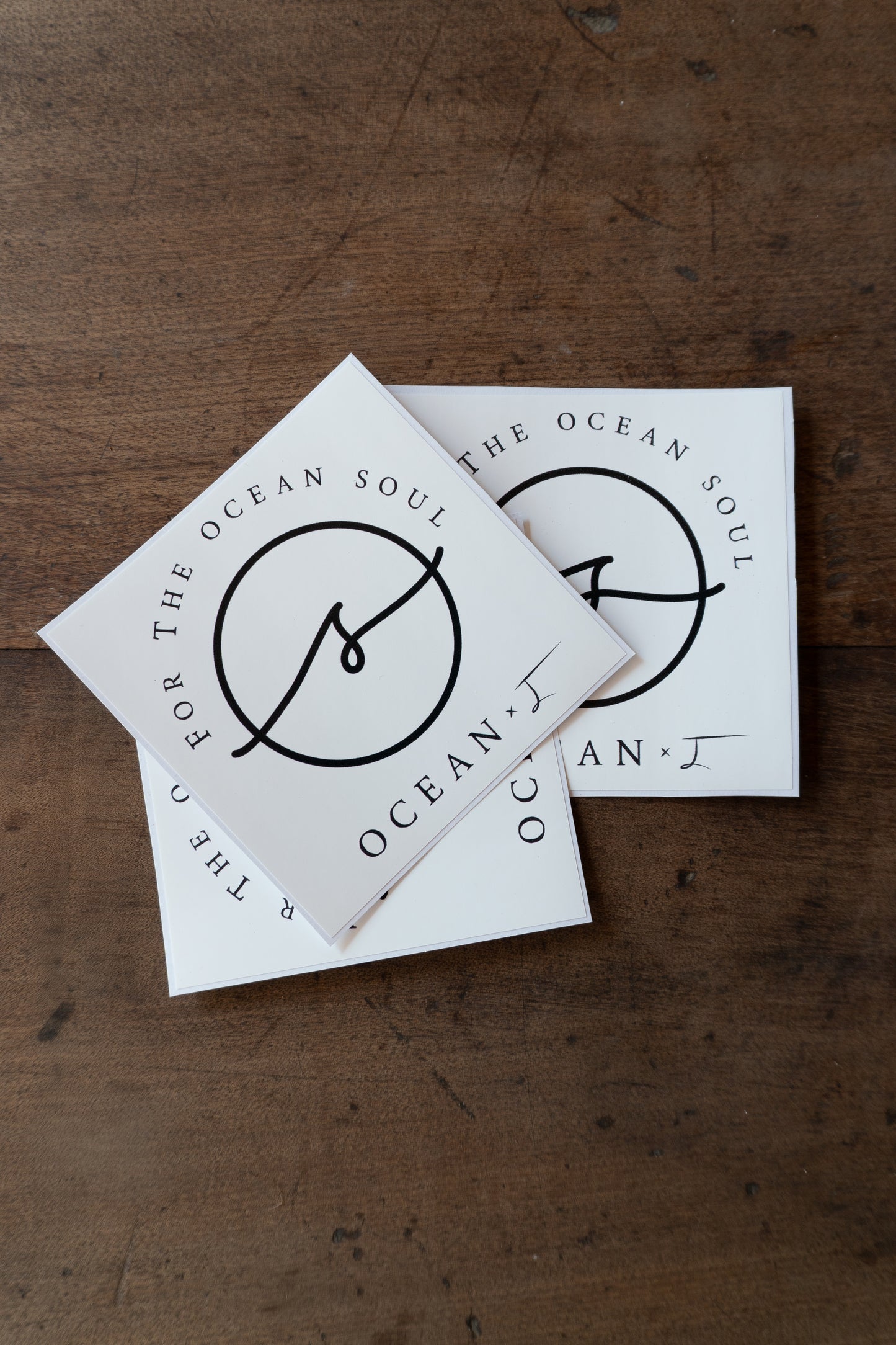 Ocean & I Large sticker
