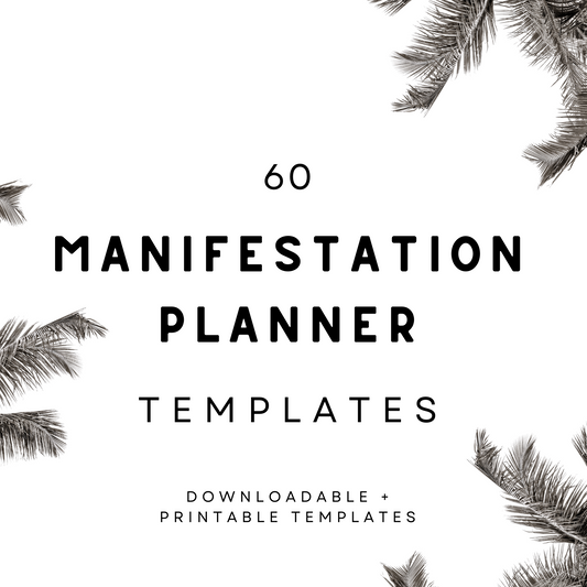 Manifestation Planner | Downloadable Printable Templates